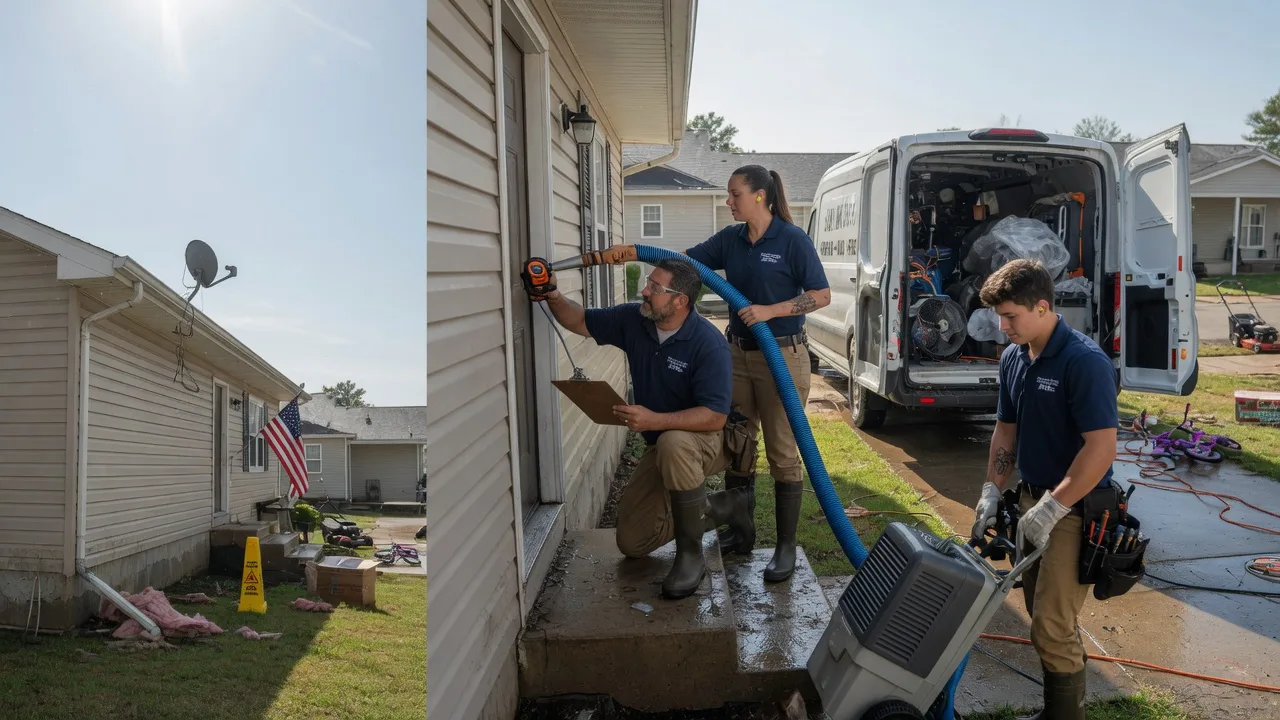 Ceiling Water Damage Restoration in Granger, IA near me